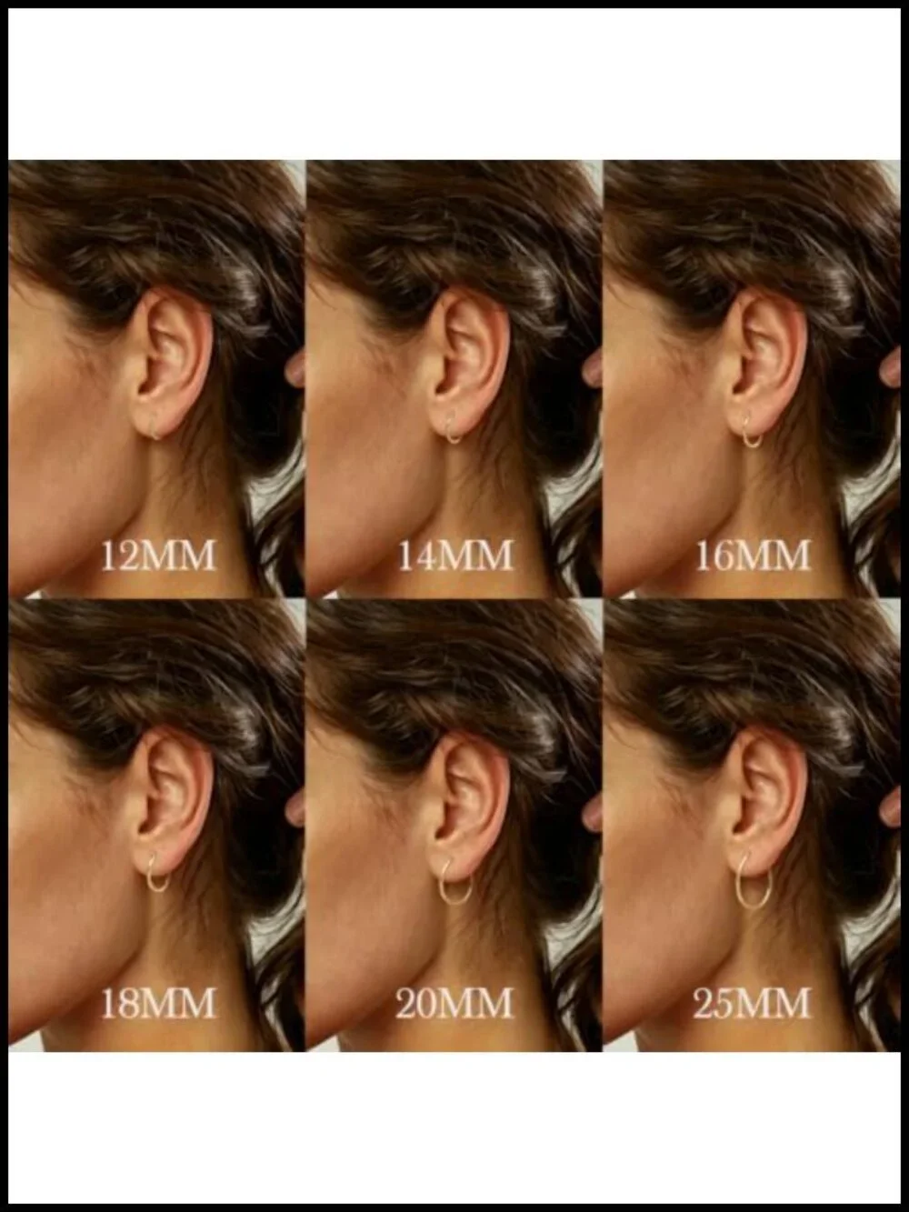 14K Gold Plated Small Hoop Earrings for Women Lightweight Huggie Hoops Latch